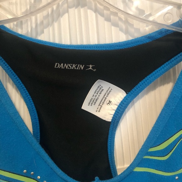 Danskin Workout Top with Built in Bra - Picture 2 of 4